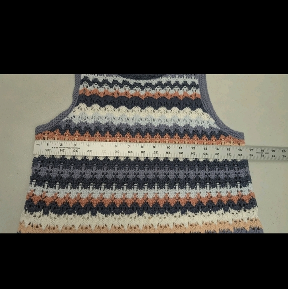 Universal Thread Crochet Sleeveless Sweater S Vest Boho Grandmacore Beachy #3 - Picture 4 of 7